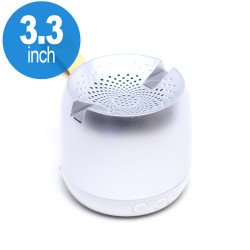 Cell Phone Holder Style Portable Bluetooth Speaker G08 (Silver)